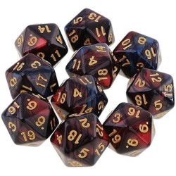Juego de dados D20