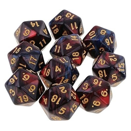 Juego de dados D20