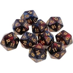 Juego de dados D20